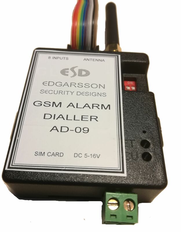 GSM Alarm Dialler with 8 inputs